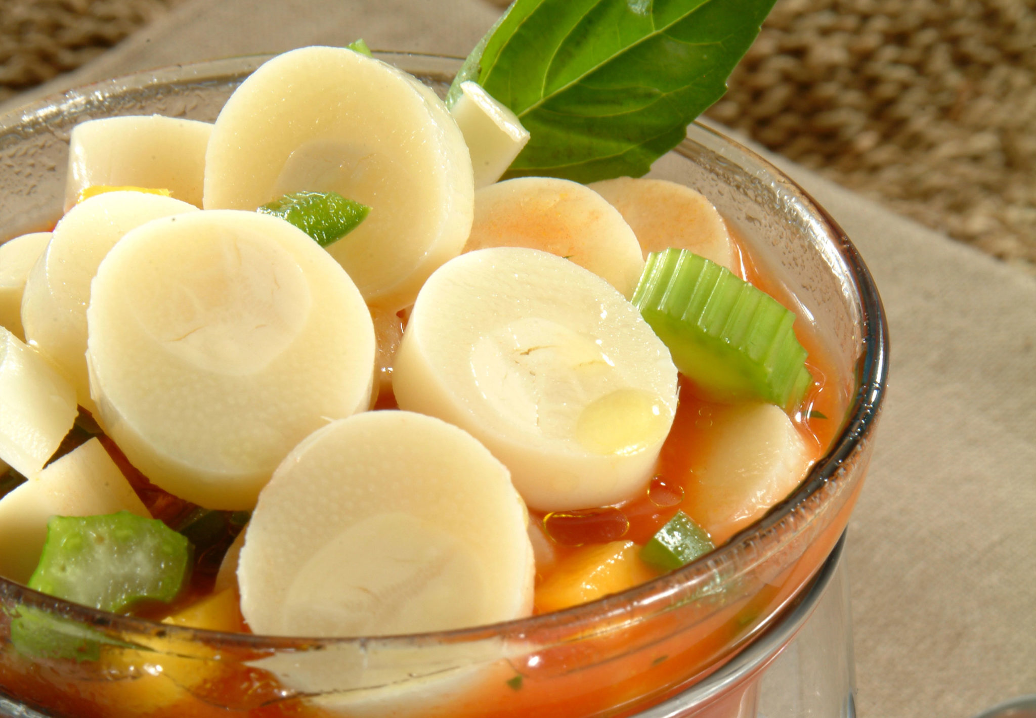 recipe with hear of palm